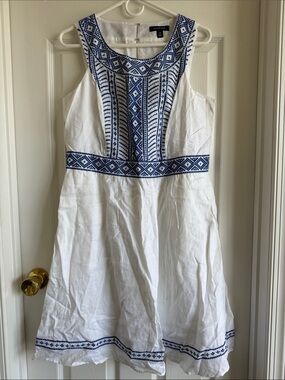 Lands' End | Dresses | Lands End Dress Sz L Jersey Cotton Sleeveless Swim  Cover Up Black A469389 | Poshmark